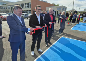 Kėdainių „Atžalyno“ gimnazijos teritorijoje oficialiai atidarytos naujos piklbolo aikštelės!