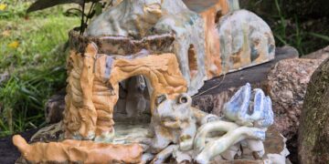 Biržų piliavietės teritorijoje pastatyti nauji informaciniai stendai