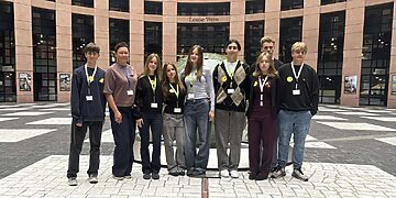 Zarasų „Ąžuolo“ gimnazijos gimnazistai lankėsi Europos Parlamente Strasbūre