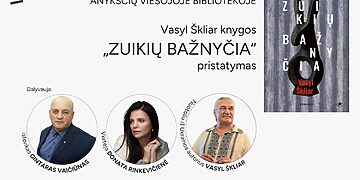 V. Škliar knygos „Zuikių bažnyčia“ pristatymas