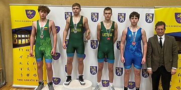 Panevėžio sporto centro imtynininkai iškovojo medalius