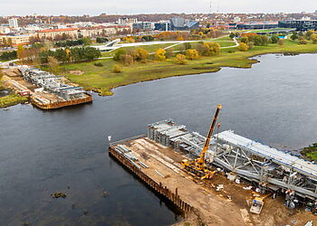 Kaune statomi trys nauji tiltai ir viadukas