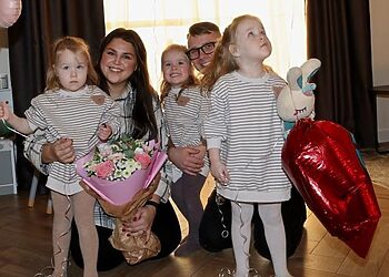 Alšėnų trynukės švenčia 3-ąjį gimtadienį