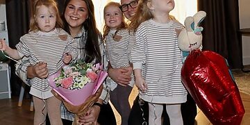 Alšėnų trynukės švenčia 3-ąjį gimtadienį