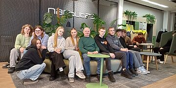 Zarasų „Ąžuolo“ gimnazistų pažintis su UAB „Narbutas International“gamyba ir karjeros pasauliu