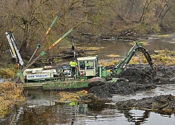 Nevėžio upės valymo darbai: gerės pratakumas ir pakrančių būklė