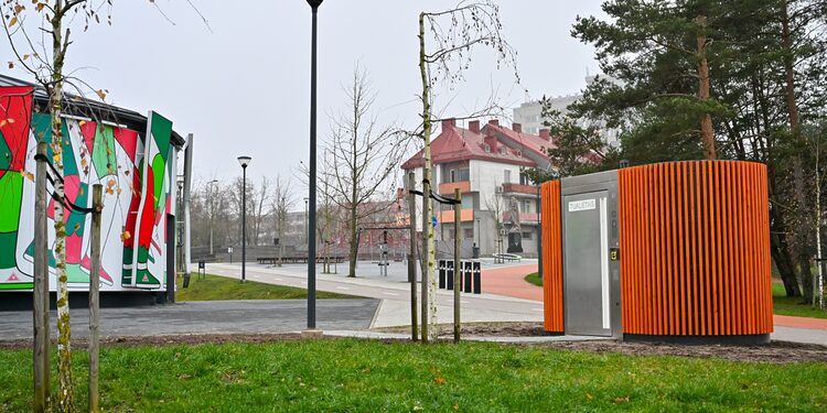 Senvagės prieigose – modernus viešasis tualetas. G. Kartano nuotr.