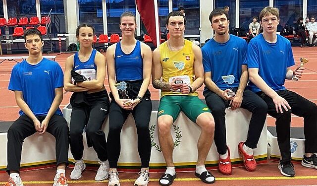 Panevėžio lengvaatlečiai. Panevėžio sporto c. nuotr.