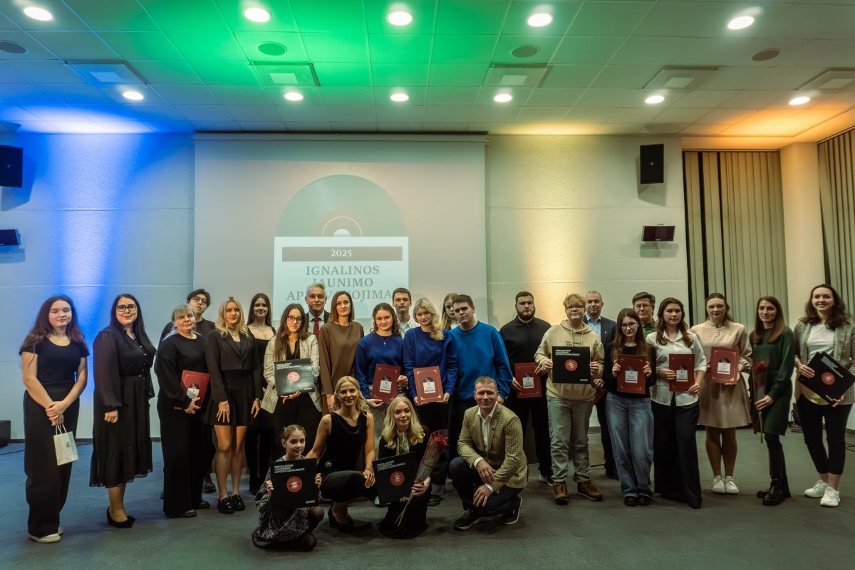 Įvyko Ignalinos jaunimo apdovanojimų renginys