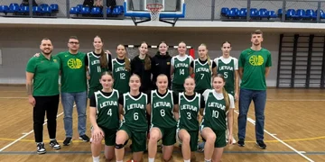 Panevėžio sporto centro ugdytinės su šalies rinktine ruošiasi Europos krepšinio čempionatui