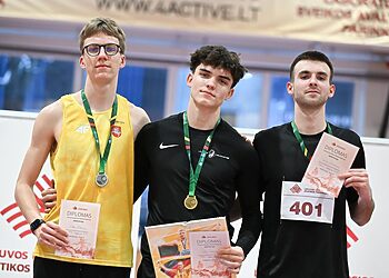 Panevėžio lengvaatlečiai – tarp stipriausių Lietuvoje