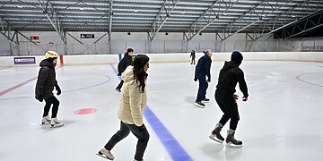 Panevėžio ledo arena – populiari žiemos laisvalaikio vieta