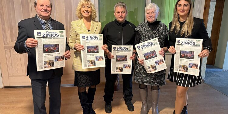 Merė Nijolė Guobienė lankėsi laikraščio „Zarasų žinios“ redakcijoje