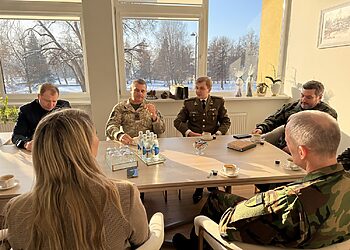 Zarasų rajono vadovai stiprina ryšius su Lietuvos šaulių sąjunga