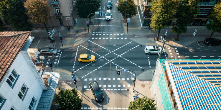 Kelių ženklinimas Kaune/Kauno m.sav.nuotr.