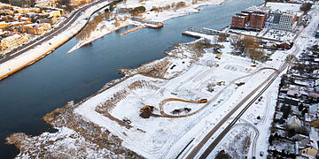 Prasidėjo Kauno puošmena vadinamo M. K. Čiurlionio koncertų centro statybos
