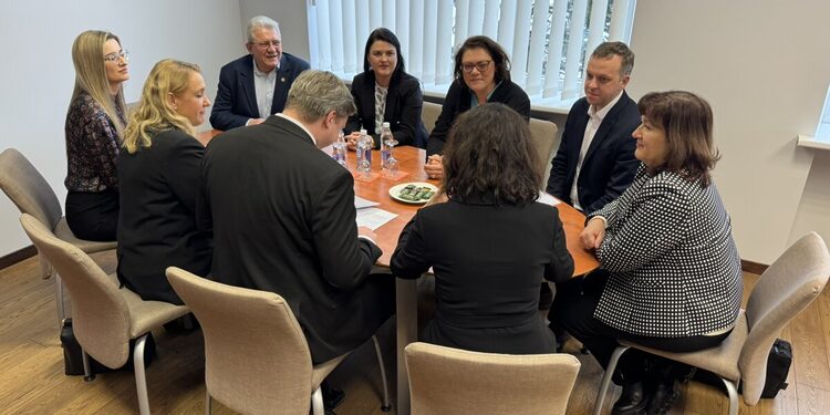 Biržuose lankėsi SAM ministrė Marija Jakubauskienė