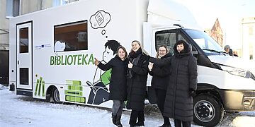 Puiki žinia – Pasvalį pasiekė mobili biblioteka!