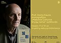 Kviečia į D. Kauno knygos &bdquo;Mažosios Lietuvos knygų namai&ldquo; sutiktuves