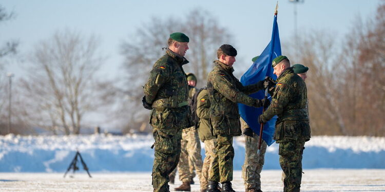 NATO kovinė grupė tapo sudėtine Lietuvoje dislokuotos Vokietijos brigados dalimi