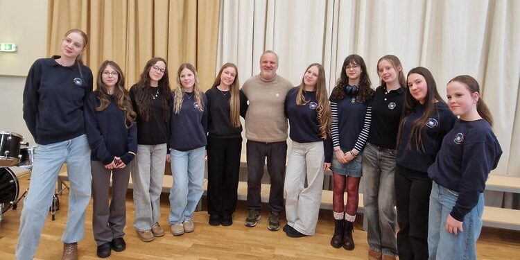 Susitikimas su aktoriumi Giedriumi Savicku/Kauno raj.sav.nuotr.