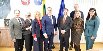 Visagine lankėsi Italijos ambasadorius/Visagino sav.nuotr.