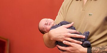 100-asis šių metų kūdikis – Markas Auškalnis./Kauno raj.sav.nuotr.