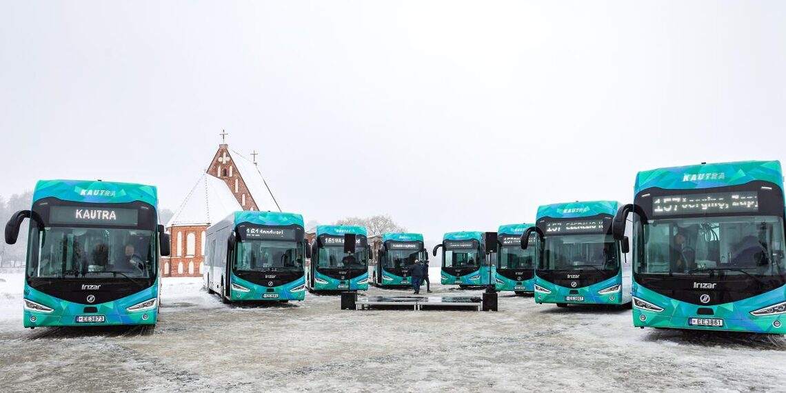 Elektriniai autobusai/Kauno raj.sav.nuotr.