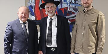 Jaruzalės rabinas susitiko su Kauno rajono sav.meru/Kauno raj.sav.nuotr.