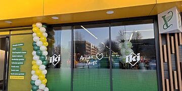 Naujas prekybos centras IKI/Rokiškio raj.sav.nuotr.