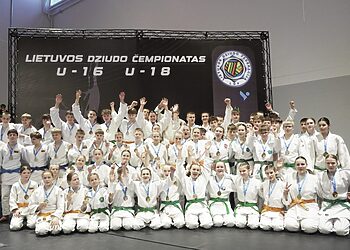 Panevėžio sporto centro dziudo sportininkai – tarp Lietuvos čempionato lyderių