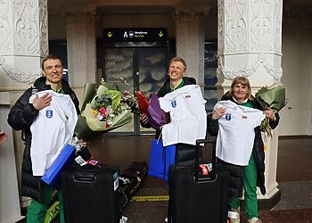 Ignalinoje džiugios olimpiečių sutiktuvės