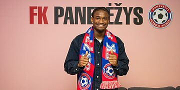 Krašto saugas Jesse Adah/FK  „Panevėžys“/Futbolo A lyga