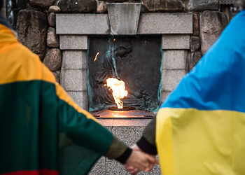 Ketverių solidarumo su Ukraina metų paminėjimas Kaune