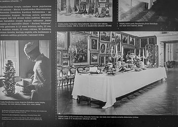 Burbiškio dvare eksponuojamoje parodoje – įspūdinga šakočio istorija