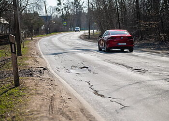 Vaišvydavoje dėl rekonstrukcijos laikinai uždaromas eismas Didžiojoje gatvėje