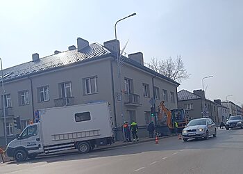 Kėdainių mieste, J. Basanavičiaus gatvėje vandentiekio avarija