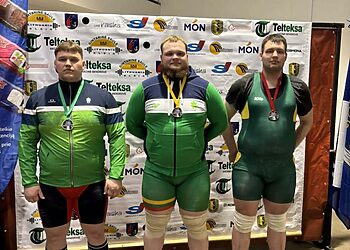 Panevėžio sunkiaatlečiai tarptautiniame turnyre iškovojo bronzą