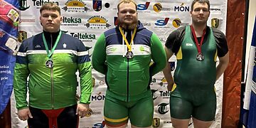 Panevėžio sunkiaatlečiai tarptautiniame turnyre iškovojo bronzą