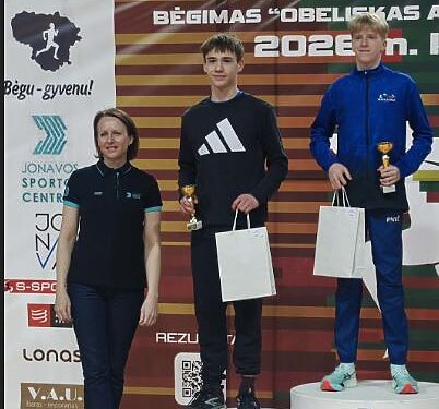 A. Januška iškovojo I-ąją vietą (dešinėje)/Panevėžioi sporto c.nuotr.