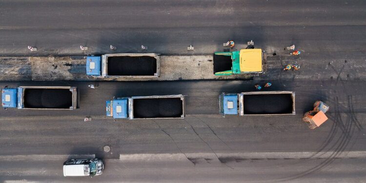 Asfalto dangos atnaujinimas/Kauno m.sav.nuotr.