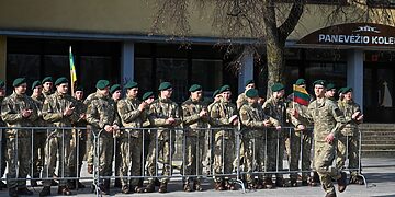 Karaliaus Mindaugo husarų bataliono  bėgimas už Laisvę/G. Kartano nuotr.