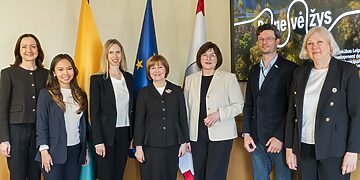 JAV ambasadorės Lietuvoje J. E. p. Kara C. McDonald vizitas/Panevėžio m.sav.nuotr.