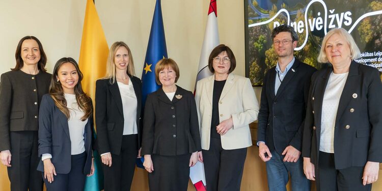 JAV ambasadorės Lietuvoje J. E. p. Kara C. McDonald vizitas/Panevėžio m.sav.nuotr.