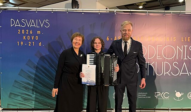 Urtė Baltakytė (viduryje)/Genovaitės Bartaševičienės nuotr.