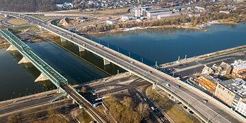 Dėl M. K. Čiurlionio tilto ir prietilčio remonto Kaune – laikini eismo pasikeitimai