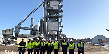 Susisiekimo ministras lankėsi AB „Kelių priežiūra“ asfalto gamykloje/AB „Kelių priežiūra“  nuotr.