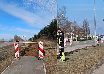 Rokiškio mieste planuojama suremontuoti tris pėsčiųjų ir dviračių takus