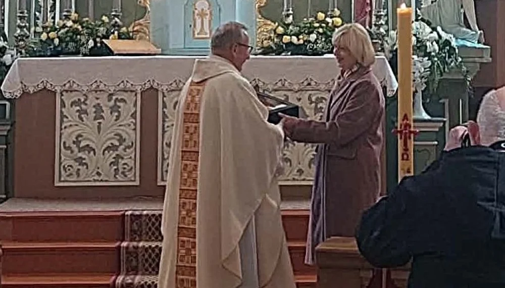 Videniškiuose 65 metų jubiliejaus proga pasveikintas monsinjoras Kęstutis Kazlauskas