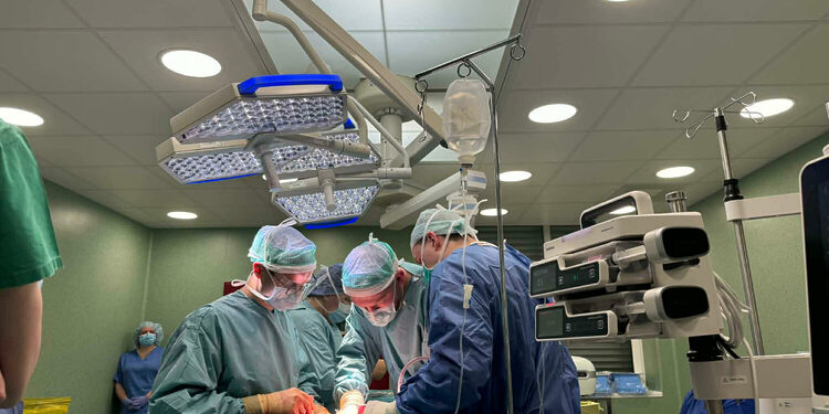 Transplantacijos operacija/Ukmergės ligoninės nuotr.